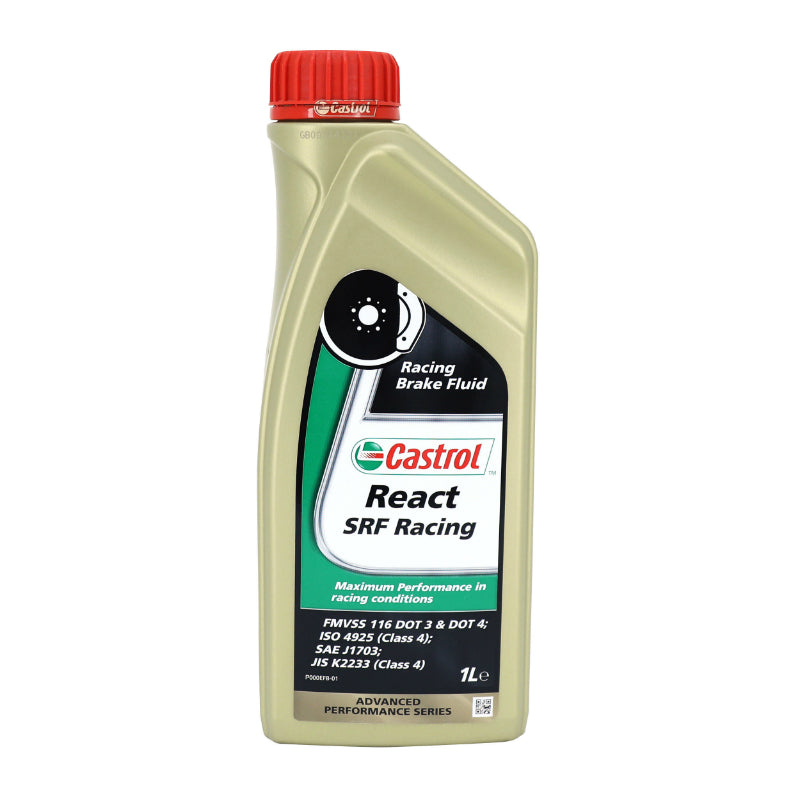 LIQUIDE DE FREIN CASTROL REACT SRF RACING  (1L)  100% SYNTHETIQUE COMPETITION