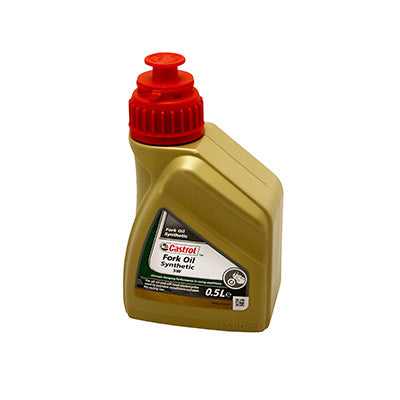 CASTROL 5W SYNTHETIC FORK OIL (500 ml) 100% SYNTHETIC FORK-SUSPENSION OIL