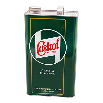 HUILE MOTEUR 4 TEMPS CASTROL CLASSIC XL 20W50  (5 L)  POUR VEHICULES AVANT 1980