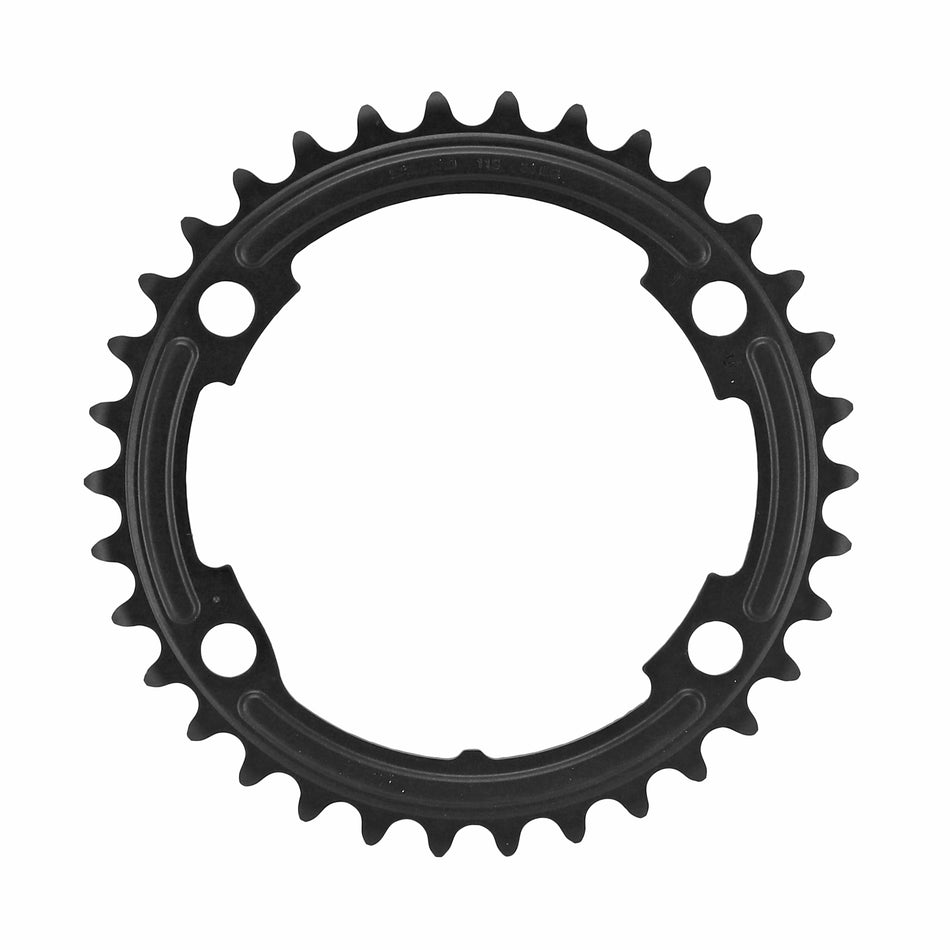 ROAD CHAINRING 4BRA D.110 FOR SHIMANO 105 R7000 ORIGINAL 34T INTERNAL 11V. BLACK