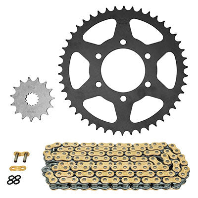 KIT CHAINE ADAPTABLE KAWASAKI 650 ER-6N 2006+2016  520  15x46  (DIAM COURONNE 80-104-10.5)  (DEMULTIPLICATION ORIGINE)  -AFAM-