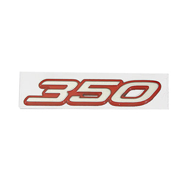 AUTOCOLLANT-STICKER-DECOR "350" ORIGINE PIAGGIO 350 MP3 2018+  -2H002601-