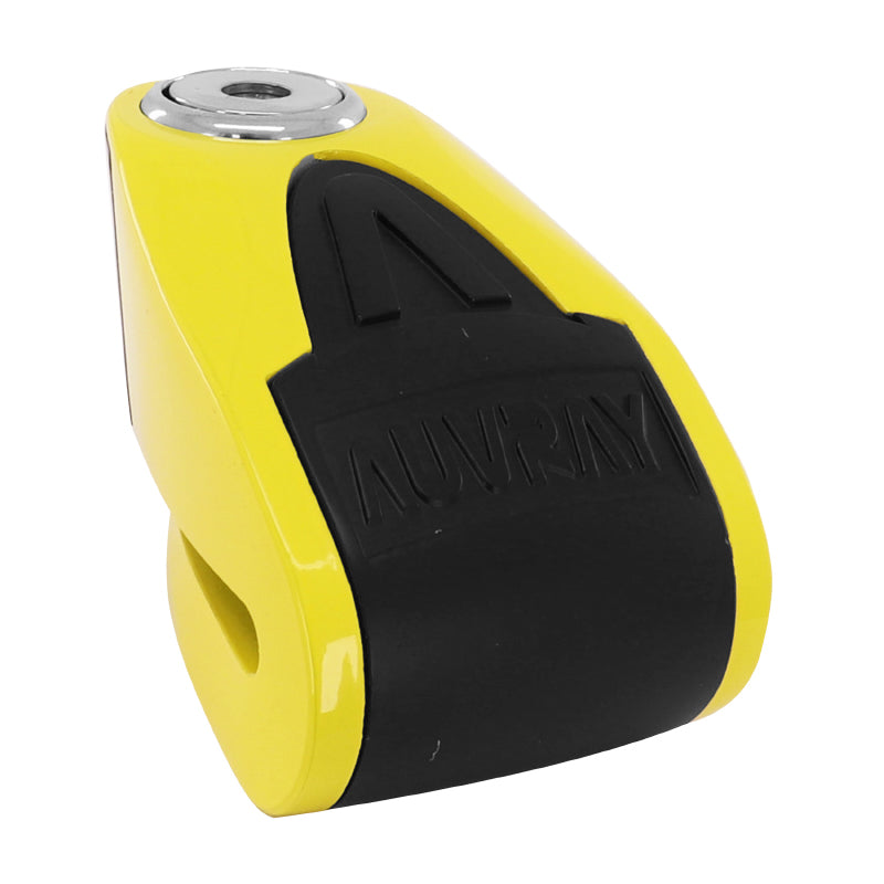 AUVRAY B-LOCK DISC LOCK ANTI-THEFT WITH SOUND ALARM DIAM 6mm YELLOW