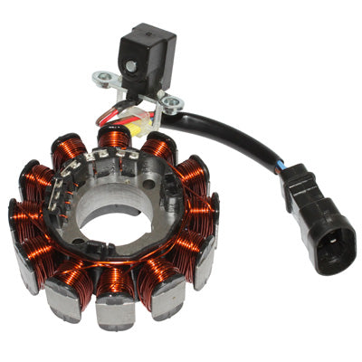 AANPASBARE SCOOT-ONTSTEKINGSTATOR PIAGGIO 50 NRG PURE JET - APRILIA 50 SR PURE JET - GILERA 50 RUNNER PURE JET (12-POLIGE INJECTIE PIAGGIO-MOTOR) -P2R-