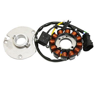 STATOR ALLUMAGE ORIGINE PIAGGIO 50 GILERA SMT, RCR 2018+-DERBI SENDA 2018+-APRILIA RS4, SX, RX 2018+  -1A008838-