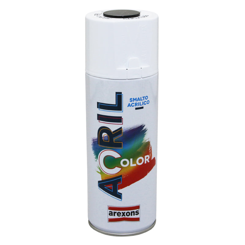 BOMBE DE PEINTURE AREXONS ACRYLIQUE NOIR INTENSE RAL 9005 (CADRE-CHASSIS) (AEROSOL 400 ml) (3934)