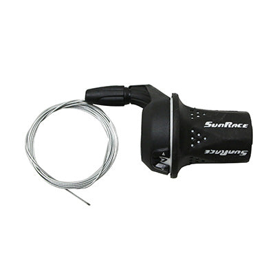 SUNRACE RECHTS MTB-CONTROLLER TWIST GRIPSHIFT M21 7V. - DRAAIENDE HANDGREEP