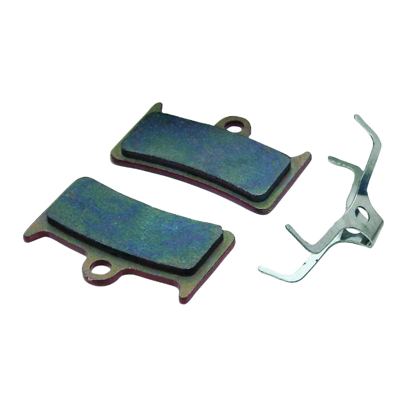 HOPE E4-RX4 MTB BRAKE PADS (FIBRAX SEMI-METAL) (PAIR ON CARD WITH 1 DISC CLEANING WIPE)