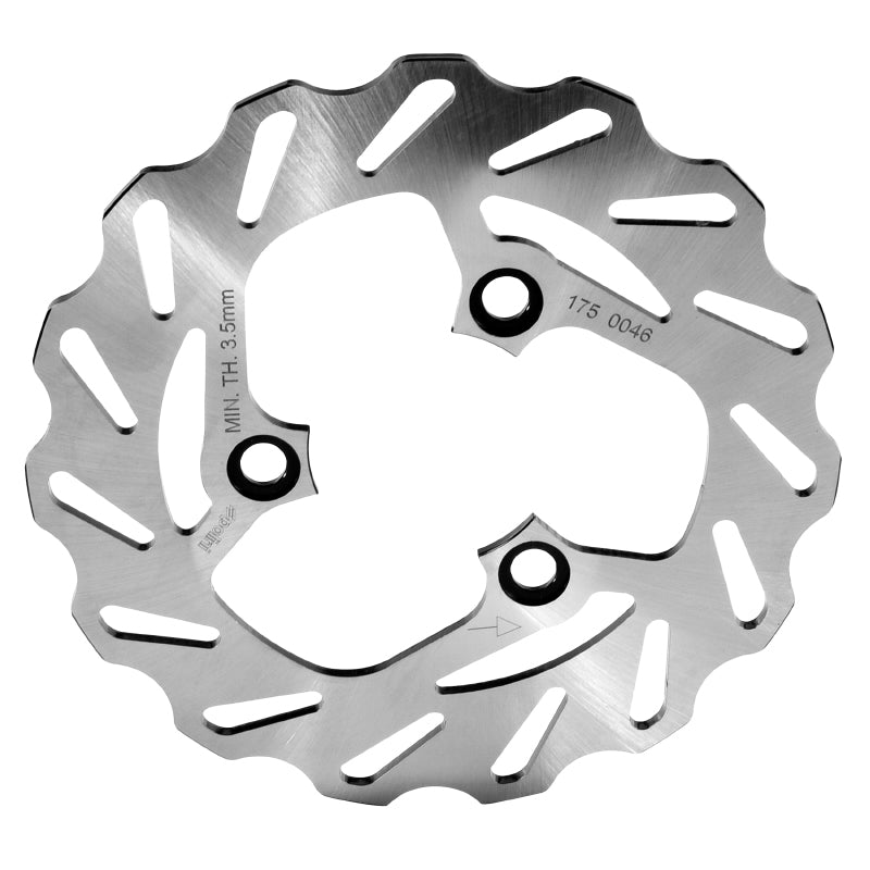 POLINI BRAKE DISC FOR MBK 50 NITRO AV-AR, OVETTO AV, YAMAHA 50 AEROX AV-AR, NEOS AV - PEUGEOT 50 TKR AV, TREKKER AV - PIAGGIO 50 TYPHOON AV (EXT 190mm - INT 80mm - 3 HOLES) (175.0046)