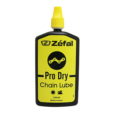 LUBRIFIANT VELO CHAINE ZEFAL SECHE DRY LUBE CONDITION SECHE OU POUSSIEREUSE (BURETTE 125ml)