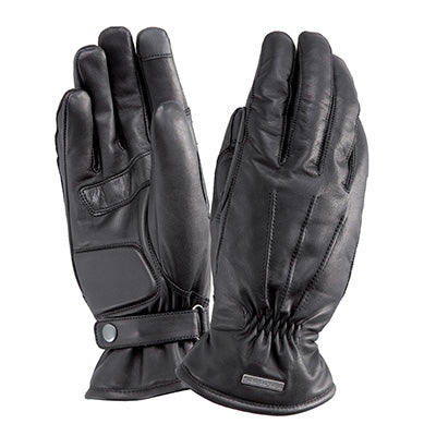 TUCANO MEN'S VINCENT BLACK AUTUMN-WINTER GLOVES SIZE 8 (S) (EN13594 APPROVED)