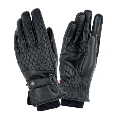 TUCANO WOMEN'S AUTUMN-WINTER GLOVES SILVYA LADY BLACK SIZE 6.5 (XS) (EN13594 APPROVED)