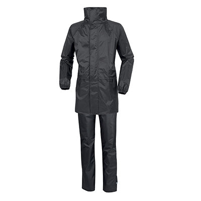 TUCANO REGENKLEDING SET DILUVIO START ZWART S (PAKKET JAS+BROEK) (EN 14360:2004 GOEDGEKEURD)