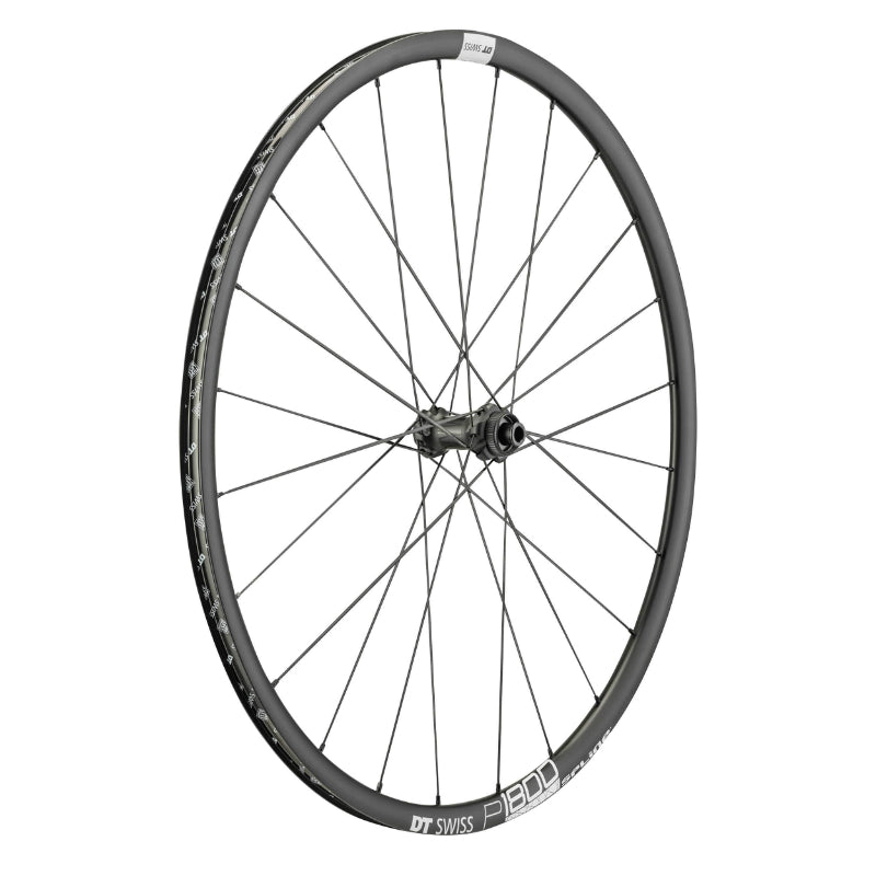 ROUE ROUTE DISQUE 700 DT SWISS P1800-23 PERFORMANCE AVANT CENTERLOCK TUBELESS READY AXE TRAVERSANT 12-100mm NOIR SANS  ADAPTATEUR BLOCAGE 9-100 JANTE 18C