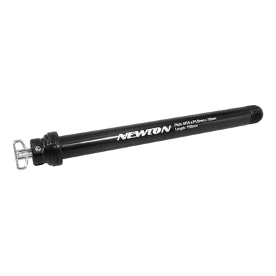 DOOR AS - NEWTON VOOR BOOST WIEL SLOT M15x1.5mm DRAAD MET 15X110 ZWARTE HENDEL TYPE ROCKSHOX (158mm EXCLUSIEF STOP INCLUSIEF 13mm DRAAD)