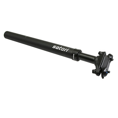 MTB SATORI GEVEERDE ZADELPEN 40MM ALU ZWART DIAM. 30,9 L350 mm