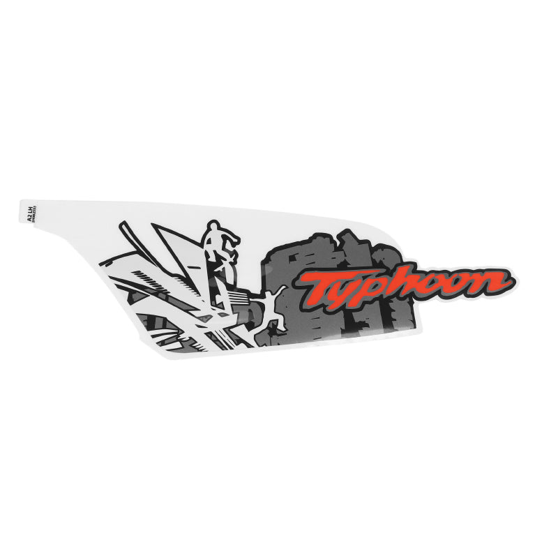 AUTOCOLLANT-STICKER-DECOR ORIGINE PIAGGIO 50 TYPHOON 2018+ VEHICULES BLANC 544 OU JAUNE 979-A  -2H002553000A2-