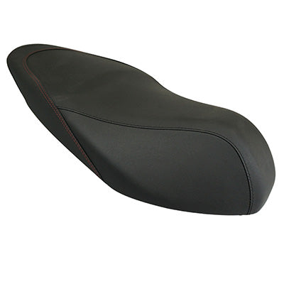 BLACK SADDLE WITH RED TRIM ORIGINAL PIAGGIO 50 TYPHOON 2018+ -1B005536-