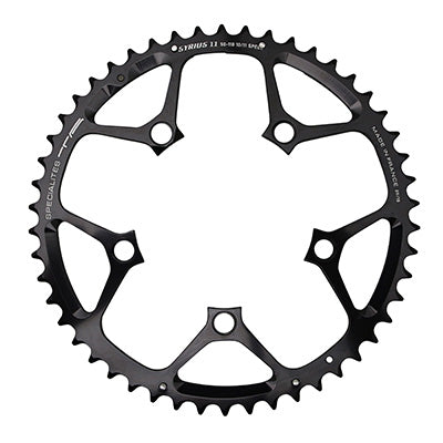 ROAD CHAINRING 5BRA D.110 TA SYRIUS 50DTS EXTERIOR BLACK ALU 7075 TYPE SHIMANO 10-11V.