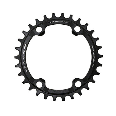 MTB CHAINRING 4BRA D.64 TA CHINOOK 24T INTERIOR DOUBLE BLACK ALUMINUM FOR SHIMANO - SRAM - RACE FACE - FSA 10-11V.