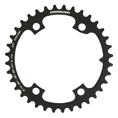 ROAD CHAINRING 4BRA D.110 FOR SHIMANO ULTEGRA R8000 - R8050 STRONGLIGHT 36T BLACK INTERIOR CT2 11V. (FOR 48 AND 51T CHAINRING)