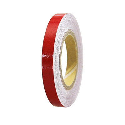 LISERET-AUTOCOLLANT-STICKER RIM REPLAY RED 7mm 6M WITH APPLICATOR