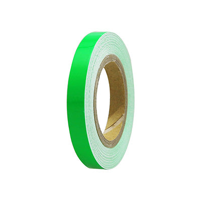 REPLAY RIM STICKER-EDGE FLUORESCENT GREEN 7mm 6M WITH APPLICATOR