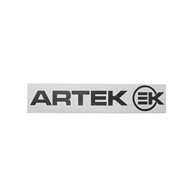 ARTEK BLACK PRE-CUT STICKER-STICKER (SHEET 215mm x 45mm WITH 1 ARTEK and 1 EK) HIGH QUALITY