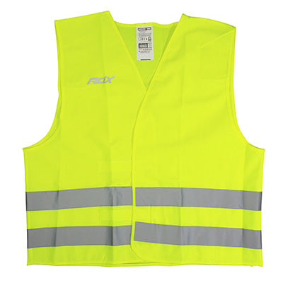 ADX REFLECTIVE SAFETY VEST REFLECTIVE VELCRO YELLOW (CE APPROVED)