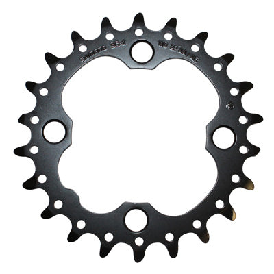 MTB CHAINRING 4BRA D.64 FOR SHIMANO SLX M660 TRIPLE 22TTS INTERIOR ORIGINAL 9-10S. BLACK