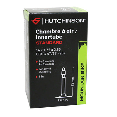 CHAMBRE A AIR VELO 14 x 1.75 HUTCHINSON VALVE PRESTA 32mm 80g