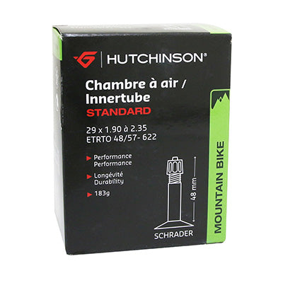 BICYCLE AIR TUBE 29 x 1.90-2.35 HUTCHINSON STANDARD VALVE 48mm 183g