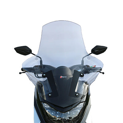 PARE-BRISE-SAUTE VENT MAXISCOOTER POUR YAMAHA 125 N-MAX 2015+ TRANSPARENT  -FACO-