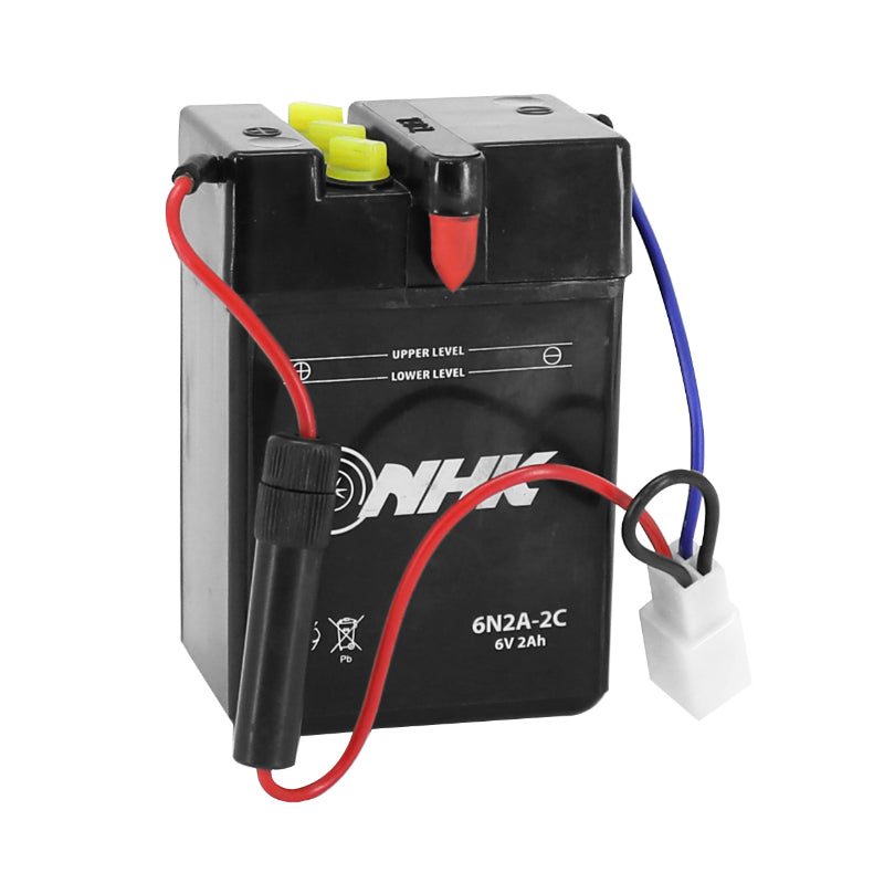 6V 2 Ah 6N2A-2C NHK CONVENTIONAL BATTERY WITH MAINTENANCE (Lg70xW47xH106mm) (PREMIUM QUALITY)