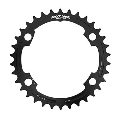 ROAD CHAINRING 4BRA D.110 FOR SHIMANO ULTEGRA R8000 - R8050 - 6800 MICHE 34T INTERIOR BLACK 11V. COMPATIBLE 105 5800