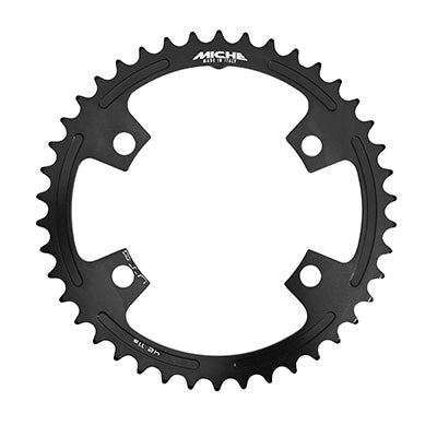 4BRA D.110 ROAD KETTINGBLAD VOOR SHIMANO ULTEGRA R8000 - R8050 6800 MICHE 42DTS ZWART INTERIEUR 11S. COMPATIBEL 105 5800