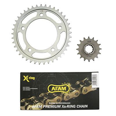 ADAPTABLE CHAIN ​​KIT HONDA 1000 VTR F FIRESTORM 1997+2006 530 16x41 (CROWN DIAM 112-138-12.25) (ORIGINAL GEARBOX) -AFAM-