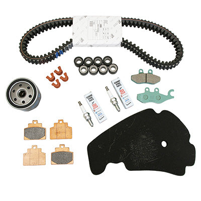 ORIGINAL MAXISCOOTER MAINTENANCE KIT PIAGGIO 500 MP3 ABS MY 2018+MARCH-2019 (WITH BRAKE PADS) -1R000372-