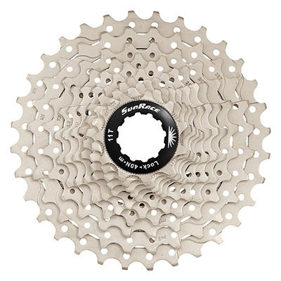 9V-CASSETTE. SUNRACE R91 11-28 ROAD VOOR SHIMANO NIKKEL (BOEK IN DOOS) (11,12,13,14,16,18,21,24,28)