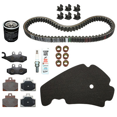 KIT ENTRETIEN MAXISCOOTER ORIGINE PIAGGIO 300 MP3 ABS 2014+, 300 YOURBAN 2011+2018 (AVEC PLAQUETTES DE FREIN)  -1R000377-