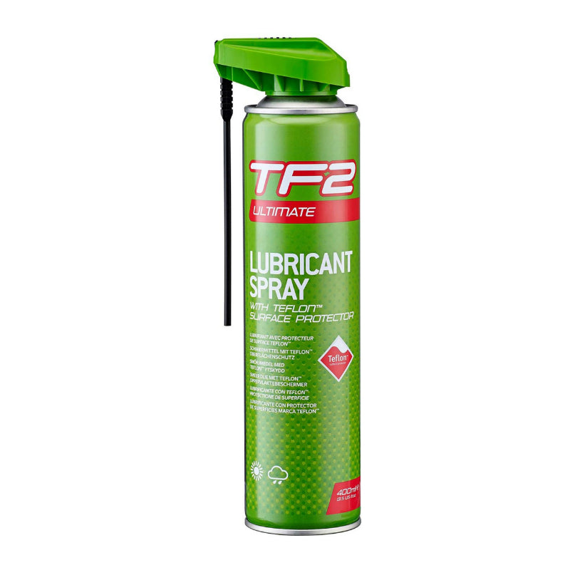 LUBRIFIANT VELO MULTI-USAGE WELDTITE TF2 ULTIMATE TEFLON (AVEC TETE SMART AEROSOL 400ml)