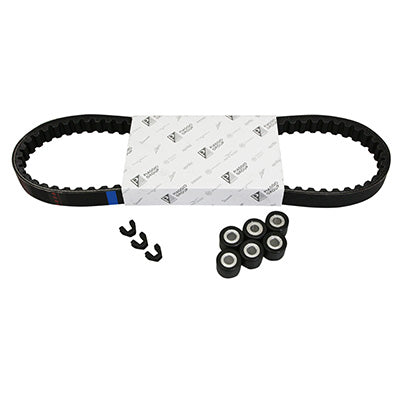 TRANSMISSION KIT (BELT, ROLLERS, GUIDES) ORIGINAL PIAGGIO 50 FLY 4T 1998+2015 -1R000435-