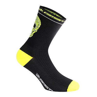 SUMMER SOCKS-ANKLE SOCKS GIST CRANE BLACK-YELLOW FLUO 36-39 - HEIGHT 18CM (PAIR) -5860