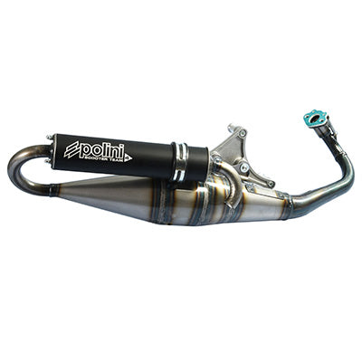 SCOOT POLINI TEAM 4 EXHAUST FOR PIAGGIO 50 TYPHOON 2001+2010, NRG-GILERA 50 STALKER, RUNNER 2T (200.0407)