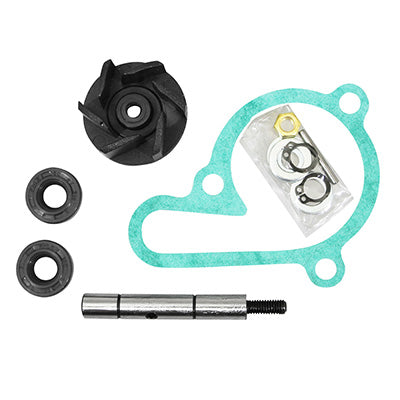 KIT REPARATION POMPE A EAU 50 A BOITE ADAPTABLE DERBI 50 SENDA 2006+, GPR 2006+ - GILERA 50 SMT 2006+, RCR 2006+ - APRILIA 50 RS, RX 2006+ (MOTEUR PIAGGIO EURO 3) (TYPE ORIGINE)  -TOP PERFORMANCES-