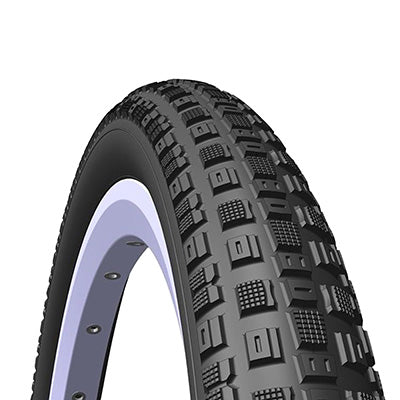 BMX TIRE 16 x 1.75 RUBENA X-CALIBER BLACK TR (47-305)