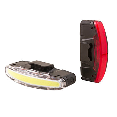 USB BICYCLE LIGHTING KIT SPANNINGA ARCO BLACK DELIVERS 3 FUNCTIONS STANDARD, ECO, FLASH (AUTONOMY from 5h to 10h)