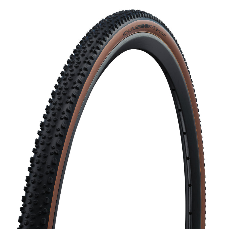 PNEU CYCLOCROSS 700 X 33 SCHWALBE X-ONE ALLROUND NOIR-BRONZE TUBELESS READY TS (30-622) COMPATIBLE VAE