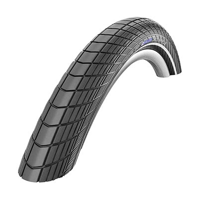 PNEU VTT URBAIN 20 X 2.00 SCHWALBE BIG APPLE NOIR TR (50-406) RENFORT RACEGUARD FLANC REFLEX COMPATIBLE VAE