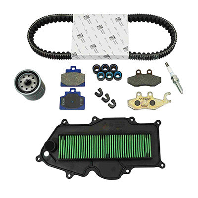 KIT ENTRETIEN MAXISCOOTER ORIGINE PIAGGIO 125 VESPA GTS 2016+ (AVEC PLAQUETTES DE FREIN)  -1R000459-